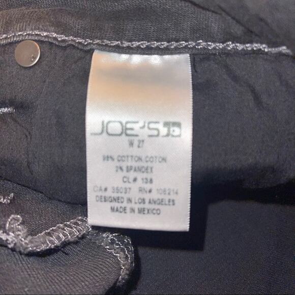 Joes Jeans Black Denim Cut Off Shorts 27 - Picture 4 of 7